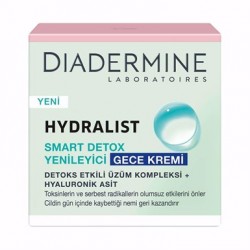 Diadermine Gece Kremi  - Hydralist Smart Detox Yenileyici 50 ml
